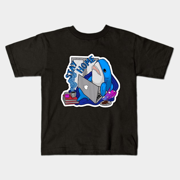 Stay home Kids T-Shirt by kexa